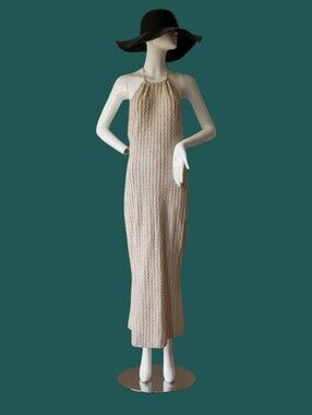 jessica simpson white maxi dress Love From Ya-Ya RARE Iconic Jessica Simpson White Halter Maxi Dress!